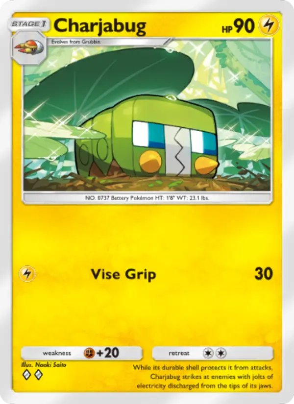 Charjabug — Celestial Guardians card #064