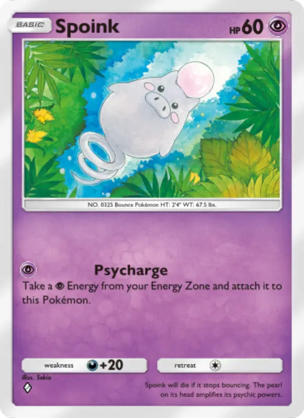 Spoink — Celestial Guardians card #071
