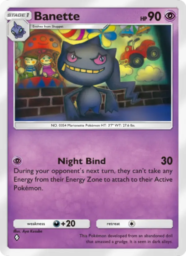 Banette — Celestial Guardians card #075