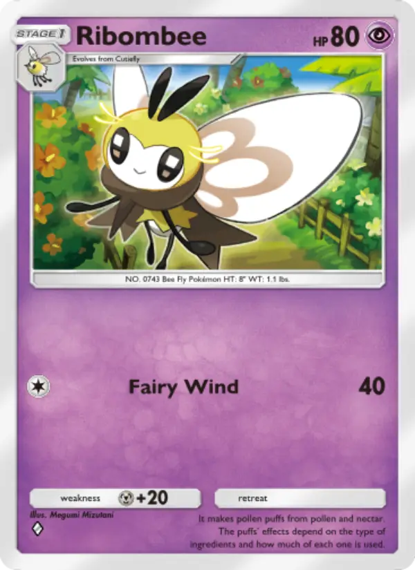 Ribombee — Celestial Guardians card #079