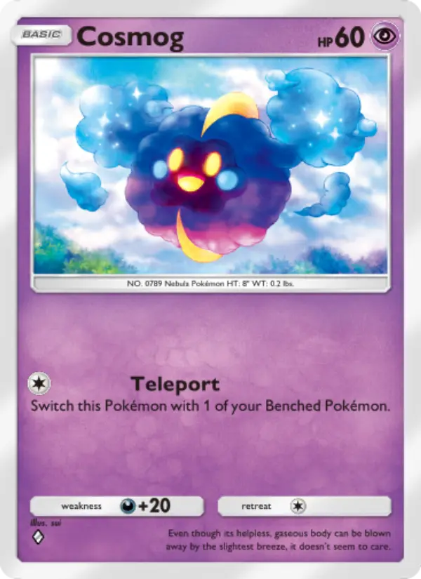 Cosmog — Celestial Guardians card #085