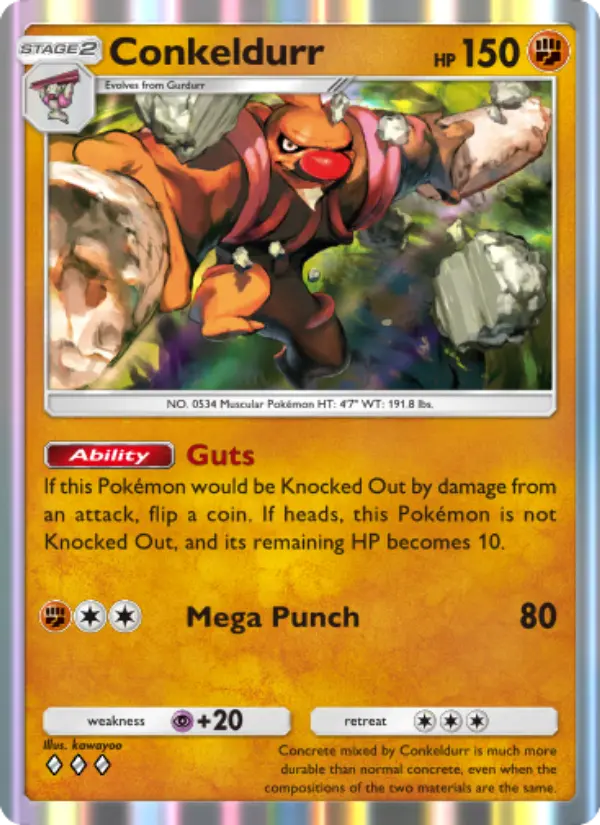 Conkeldurr — Celestial Guardians card #096