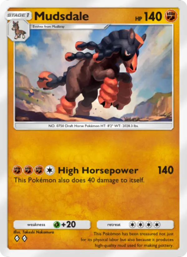 Mudsdale — Celestial Guardians card #103