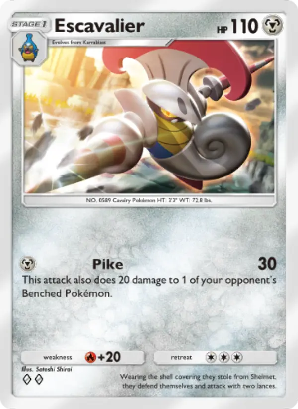 Escavalier — Celestial Guardians card #120