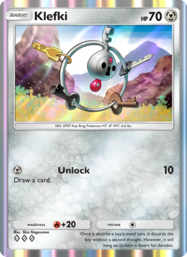 Klefki — Celestial Guardians card #121