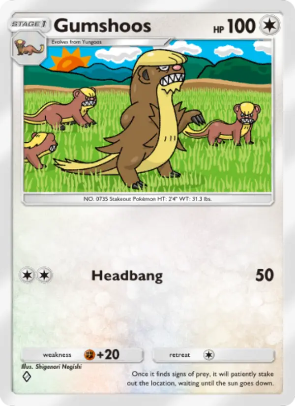 Gumshoos — Celestial Guardians card #137