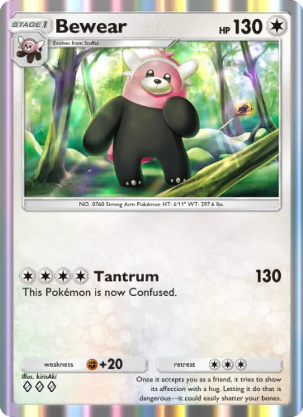 Bewear — Celestial Guardians card #139