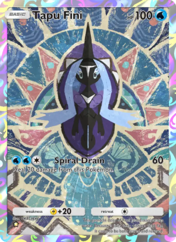 Tapu Fini — Celestial Guardians card #164