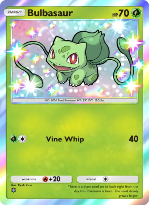 Bulbasaur — Celestial Guardians card #210