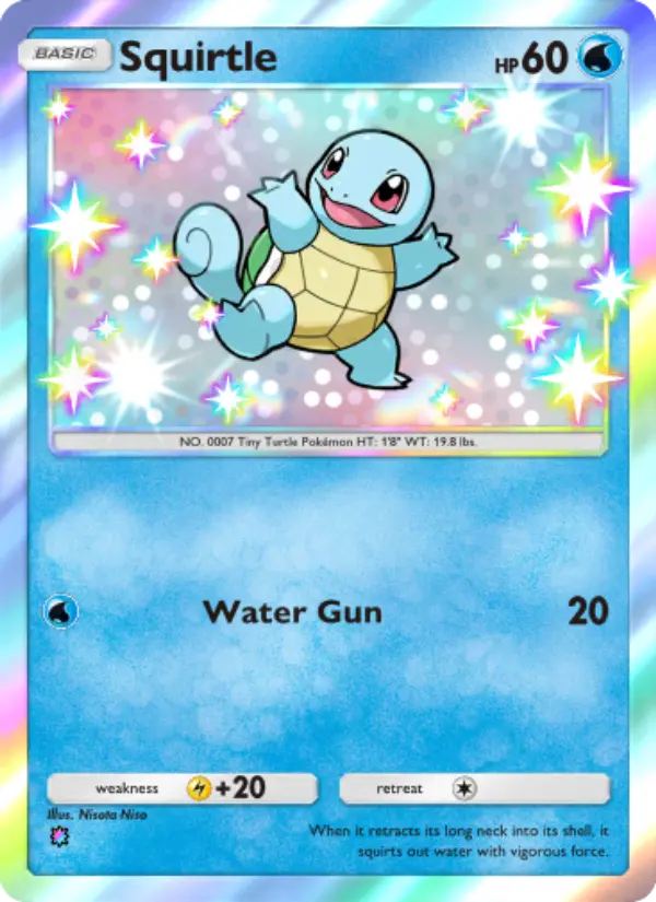 Squirtle — Celestial Guardians card #215