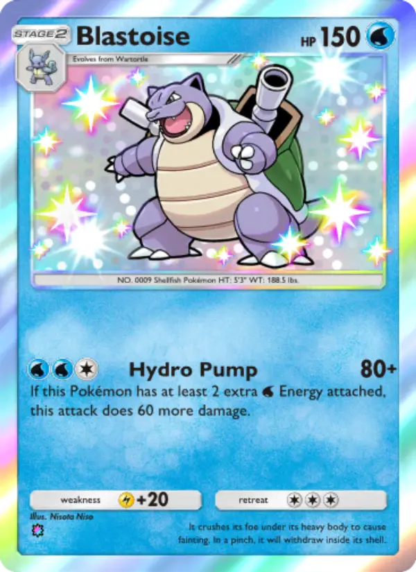 Blastoise — Celestial Guardians card #217