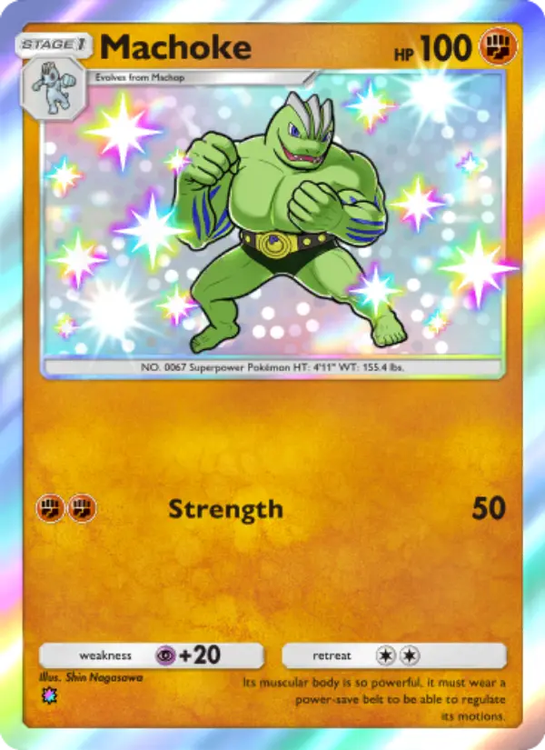 Machoke — Celestial Guardians card #224