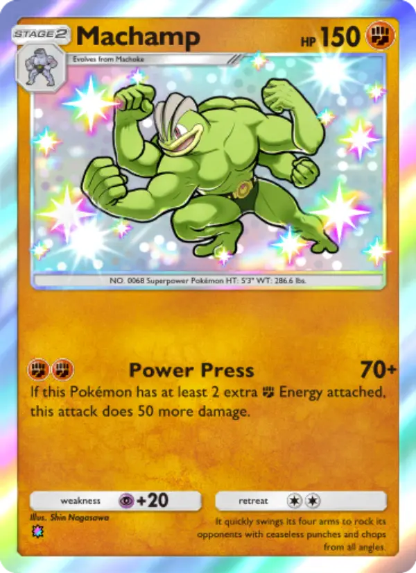Machamp — Celestial Guardians card #225