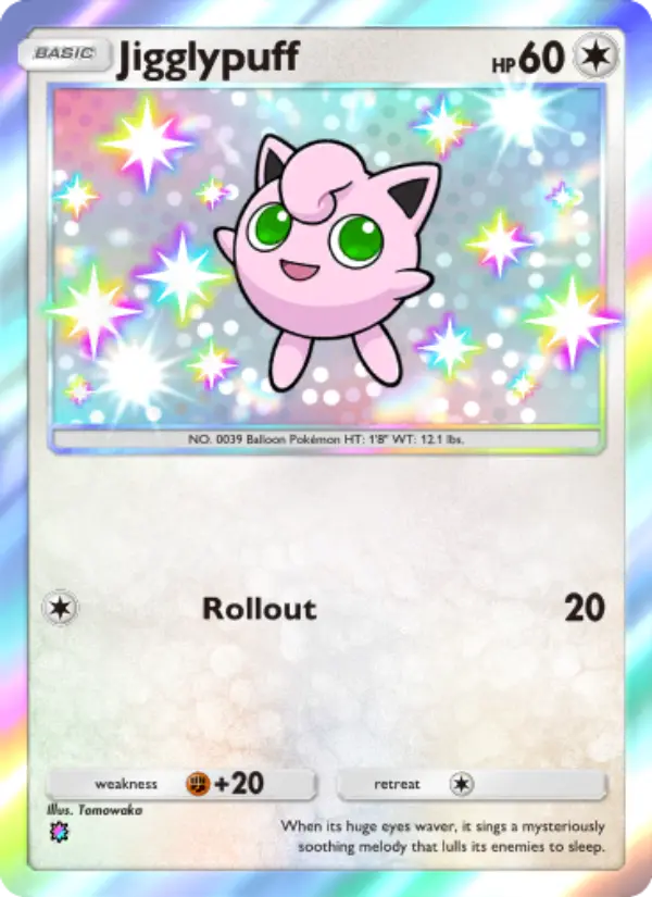 Jigglypuff — Celestial Guardians card #228