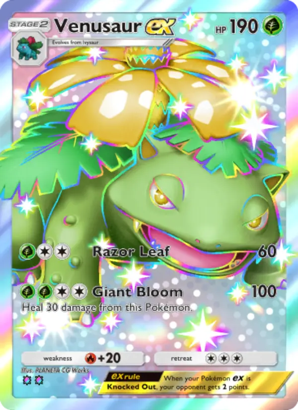 Venusaur ex — Celestial Guardians card #230