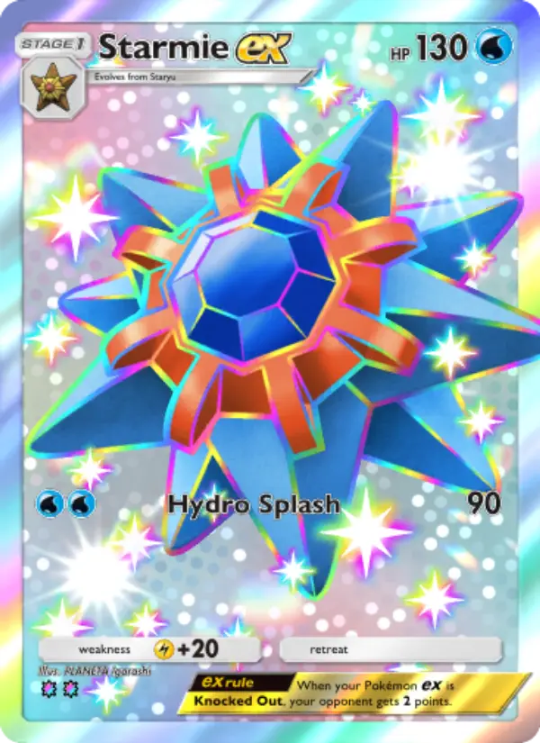 Starmie ex — Celestial Guardians card #233