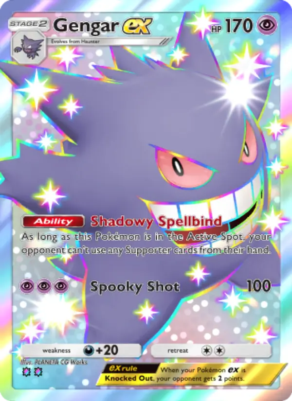 Gengar ex — Celestial Guardians card #234