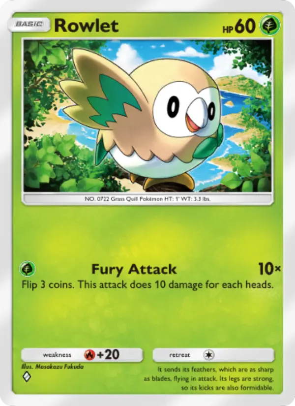 Rowlet — Extradimensional Crisis card #003