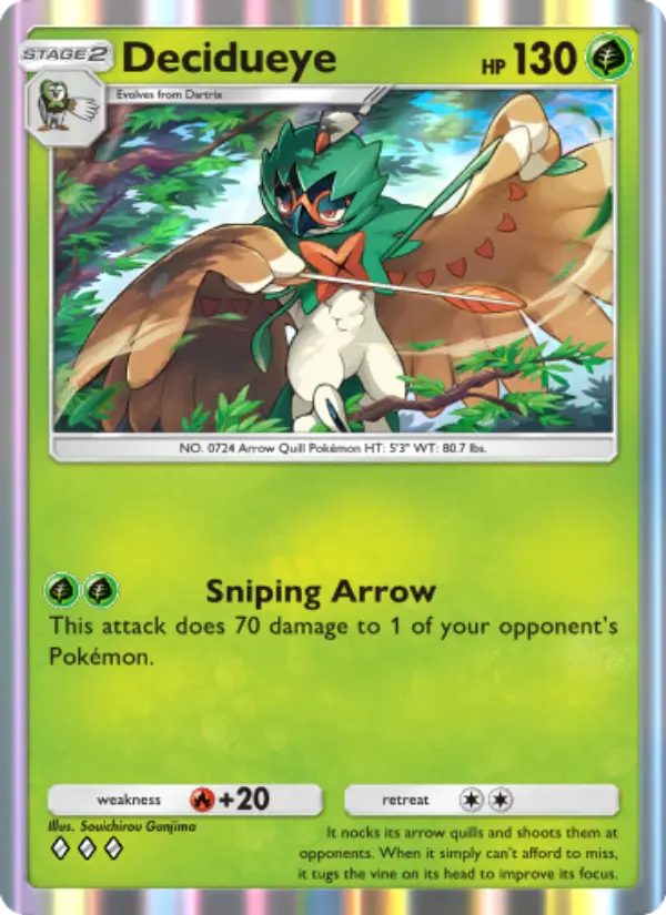 Decidueye — Extradimensional Crisis card #005