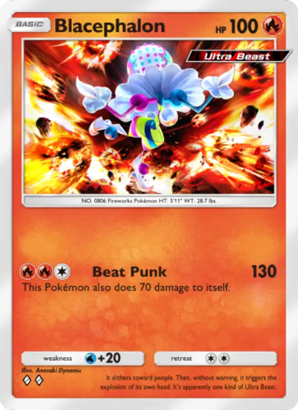 Blacephalon — Extradimensional Crisis card #009