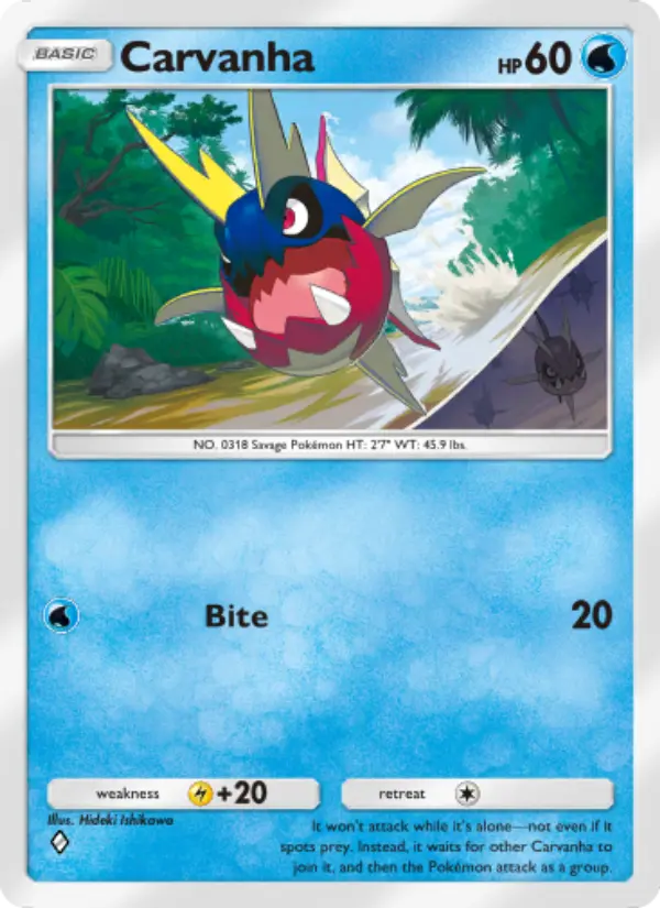 Carvanha — Extradimensional Crisis card #011