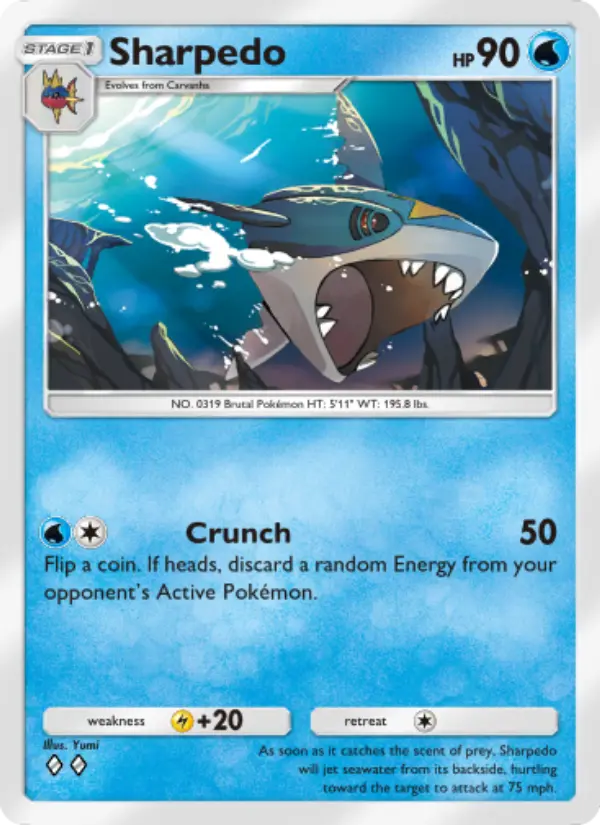 Sharpedo — Extradimensional Crisis card #012
