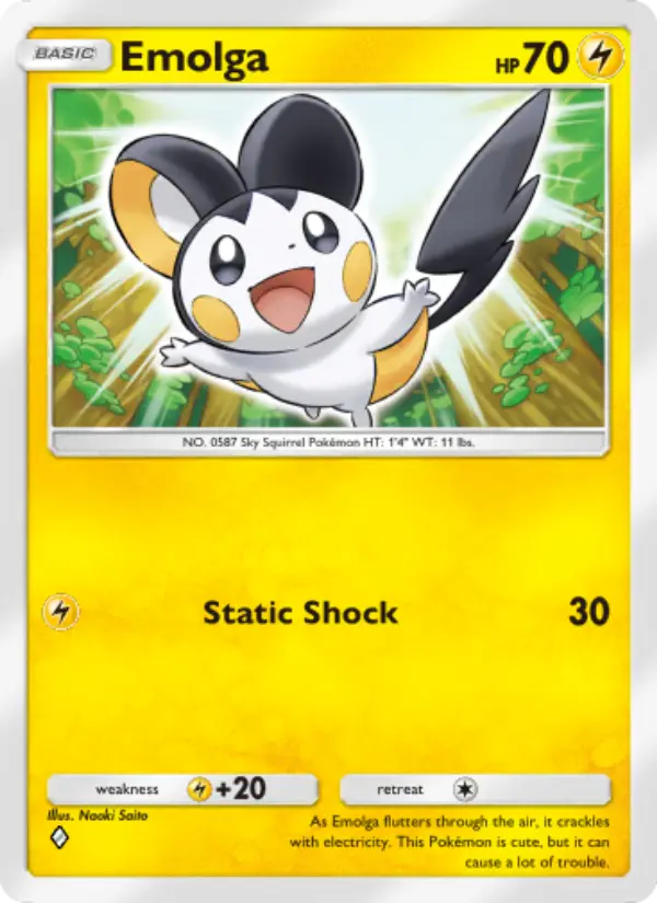 Emolga — Extradimensional Crisis card #018