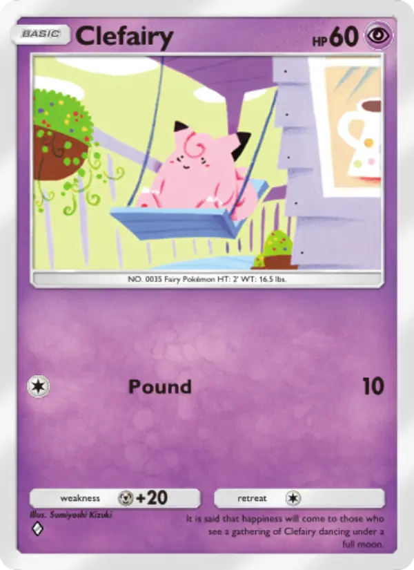 Clefairy — Extradimensional Crisis card #022