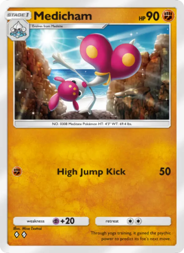 Medicham — Extradimensional Crisis card #029