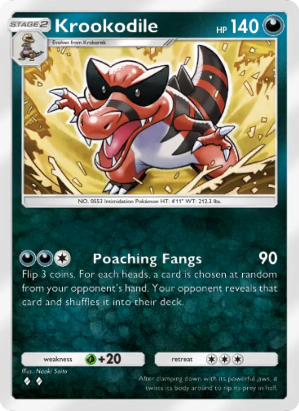 Krookodile — Extradimensional Crisis card #041