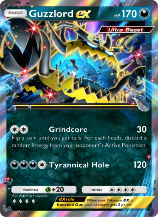 Guzzlord ex — Extradimensional Crisis card #043
