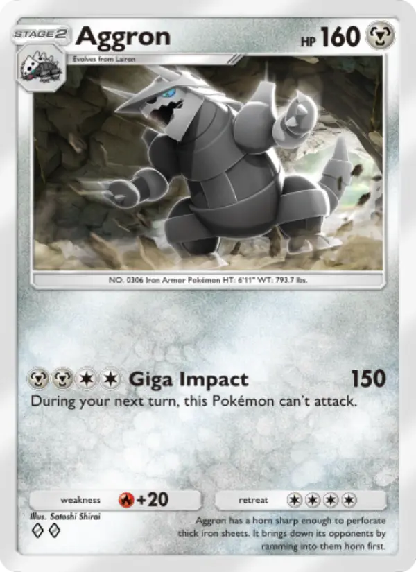 Aggron — Extradimensional Crisis card #050