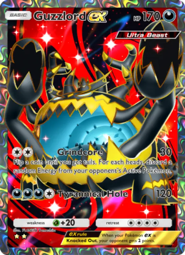 Guzzlord ex — Extradimensional Crisis card #079