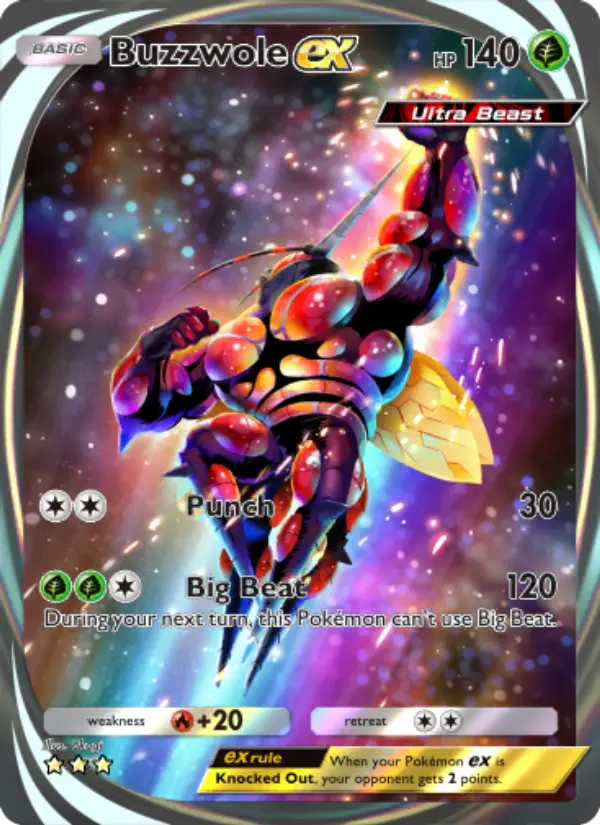 Buzzwole ex — Extradimensional Crisis card #088