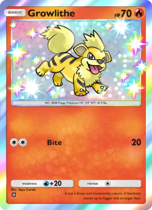 Growlithe — Extradimensional Crisis card #089