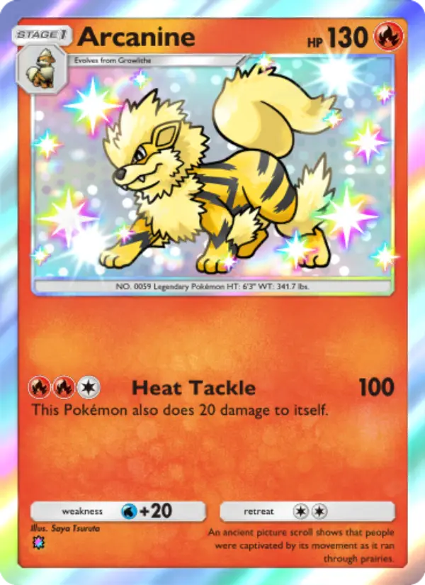 Arcanine — Extradimensional Crisis card #090