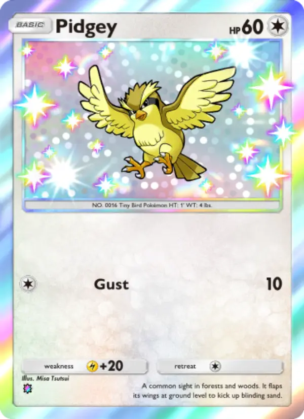 Pidgey — Extradimensional Crisis card #095