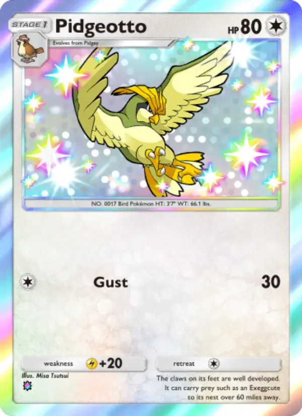 Pidgeotto — Extradimensional Crisis card #096