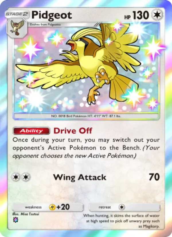 Pidgeot — Extradimensional Crisis card #097