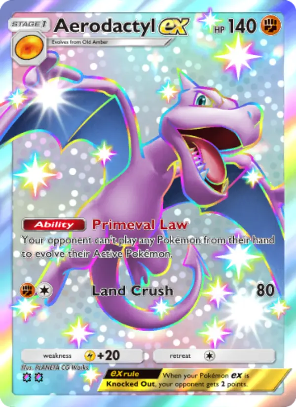 Aerodactyl ex — Extradimensional Crisis card #101