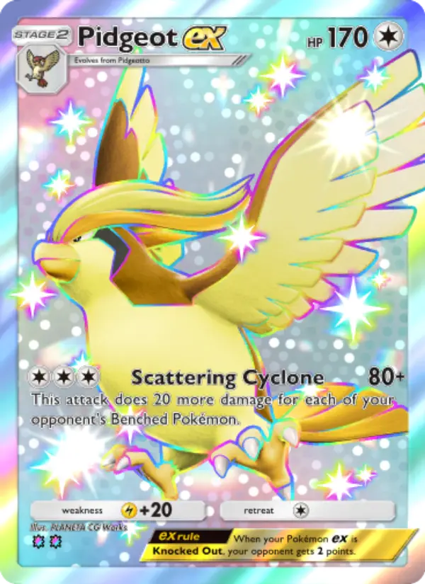 Pidgeot ex — Extradimensional Crisis card #102