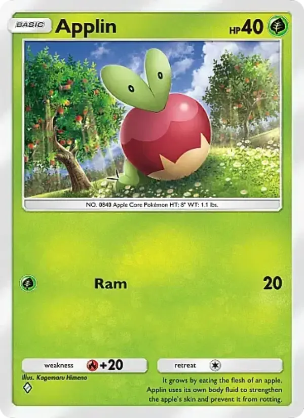Applin — Eevee Grove card #006