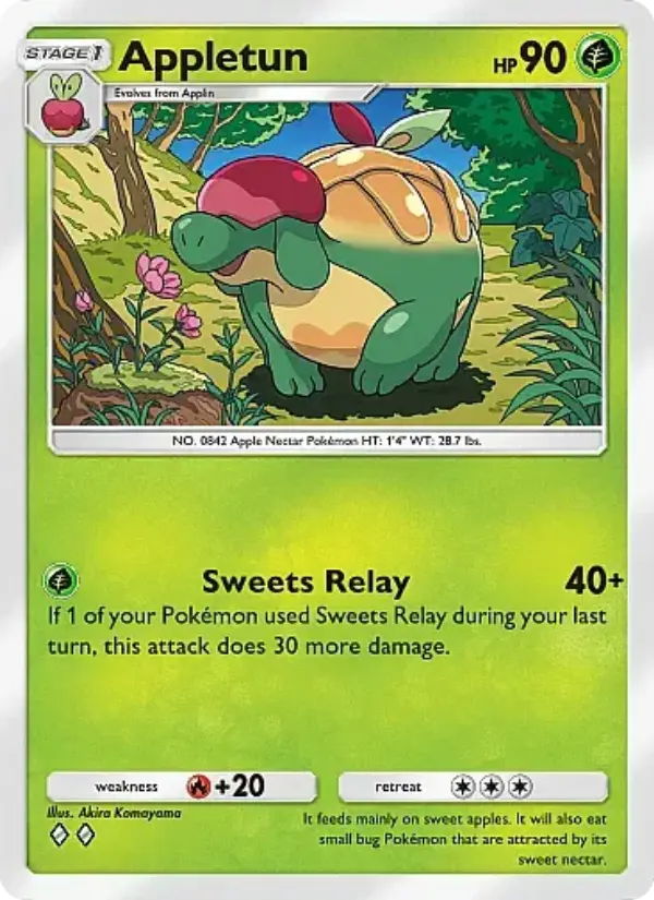 Appletun — Eevee Grove card #007