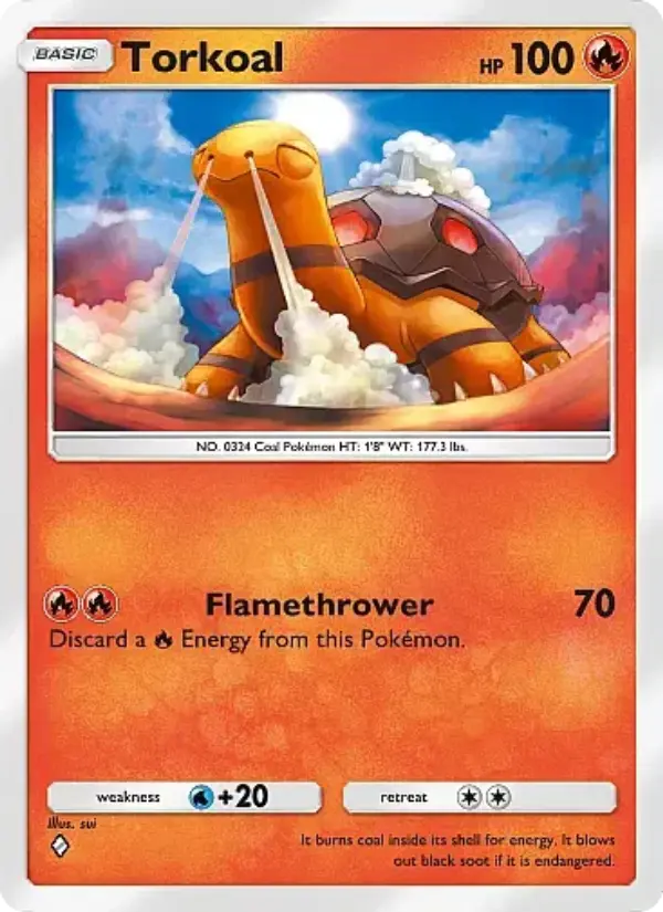 Torkoal — Eevee Grove card #010