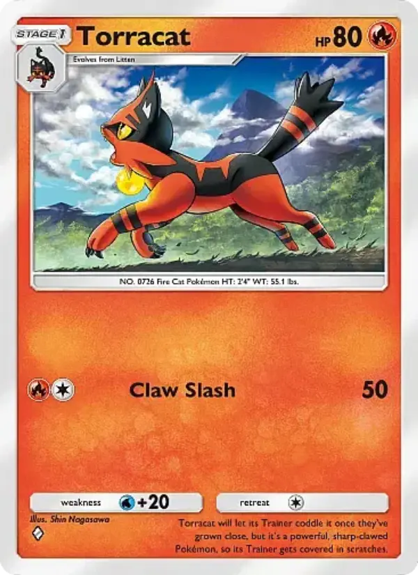 Torracat — Eevee Grove card #012