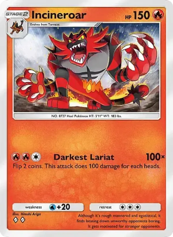 Incineroar — Eevee Grove card #013