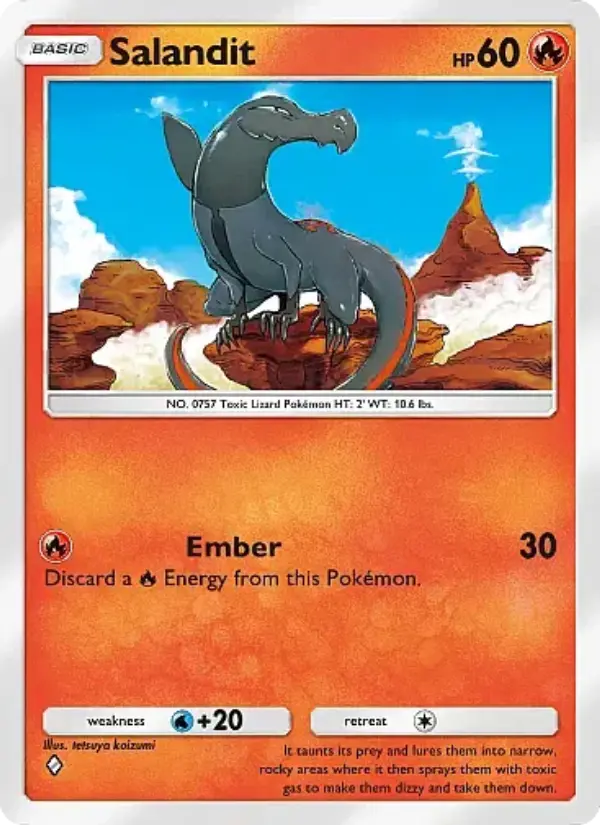 Salandit — Eevee Grove card #014