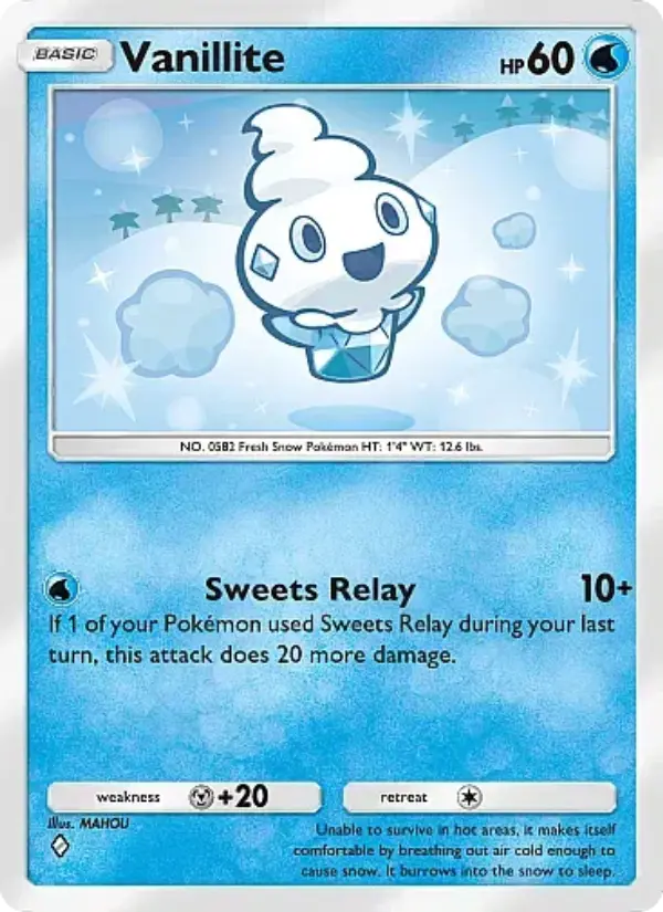 Vanillite — Eevee Grove card #018