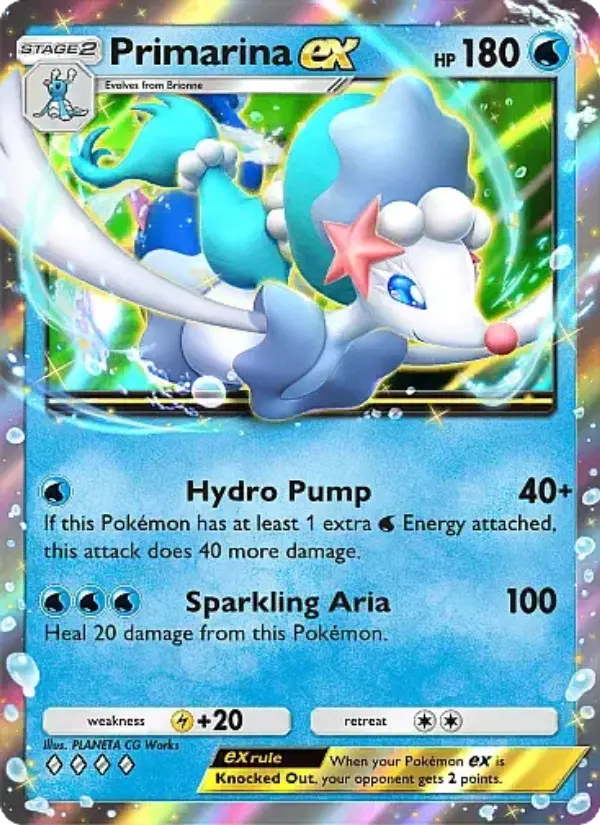 Primarina ex — Eevee Grove card #024