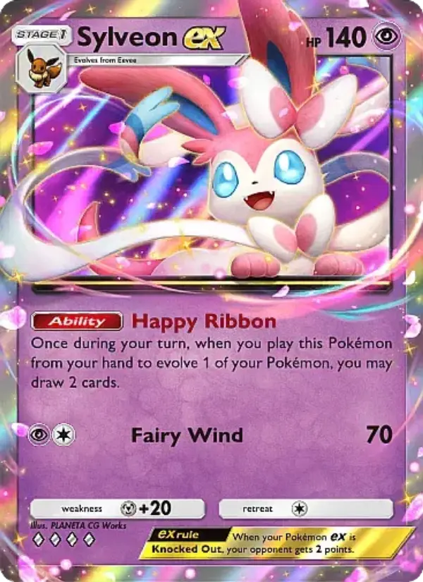Sylveon ex — Eevee Grove card #034
